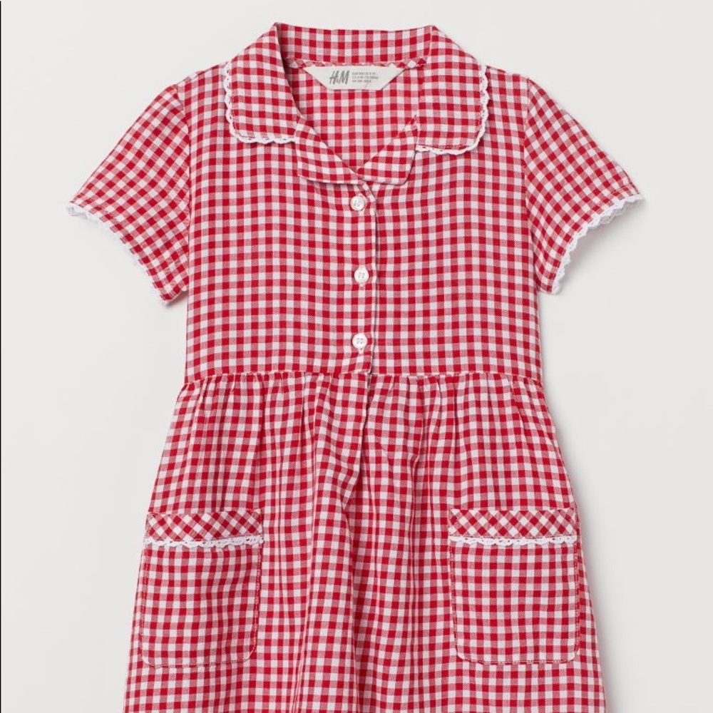 H&M Vintage style Prairie dress. Gingham.